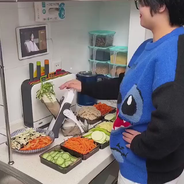 Cortador Multifuncional de Verduras: Corta, Rebana y Trocea en Segundos